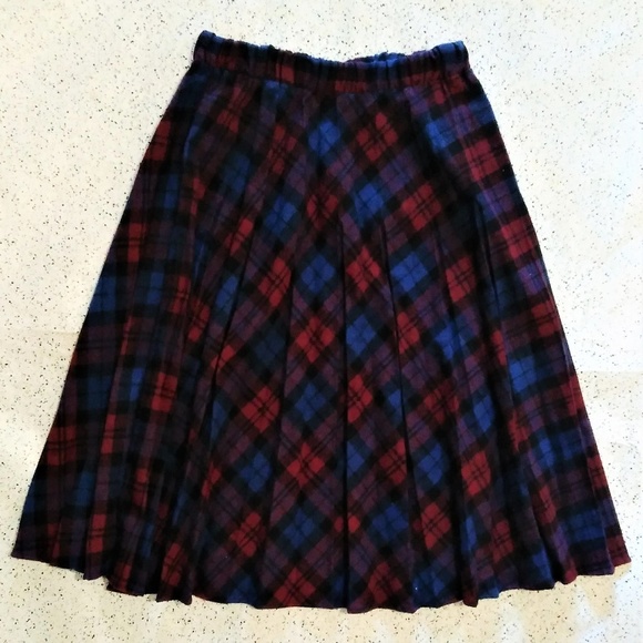 Ecco Bay Dresses & Skirts - Ecco Bay Vintage Wool Blend Skirt sz M